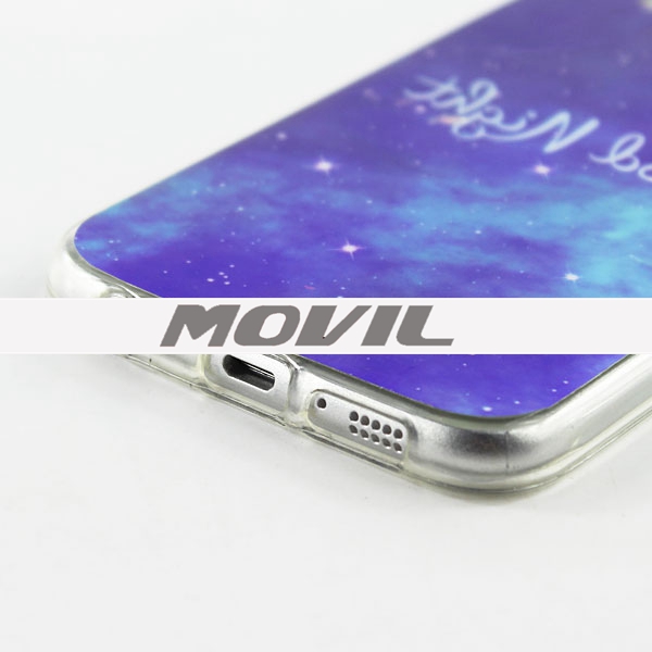 NP-2462 IMD suave TPU azul Ray caja para Samsung S6-4